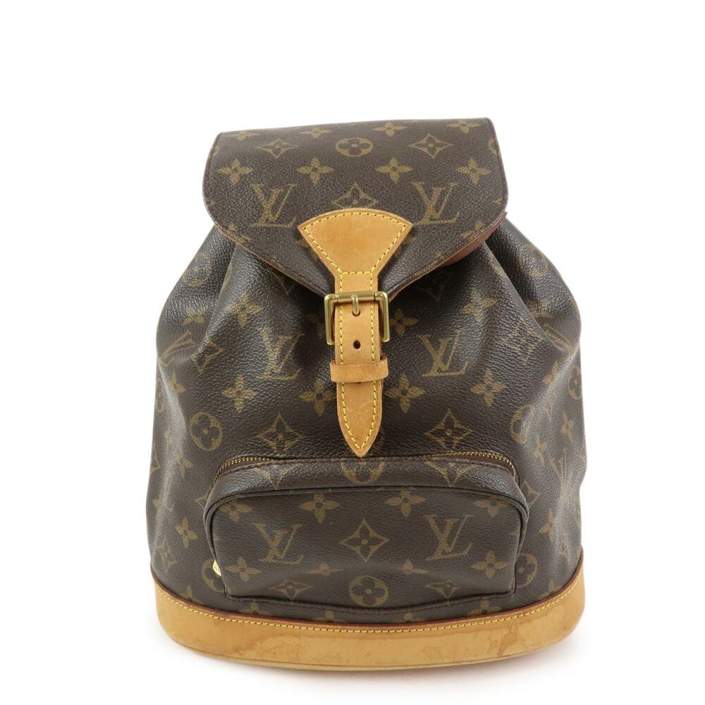 Louis Vuitton Monogram Montsouris MM Backpack Brown